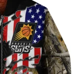 customized phoenix suns patriot deer camouflage bomber jacket best selling