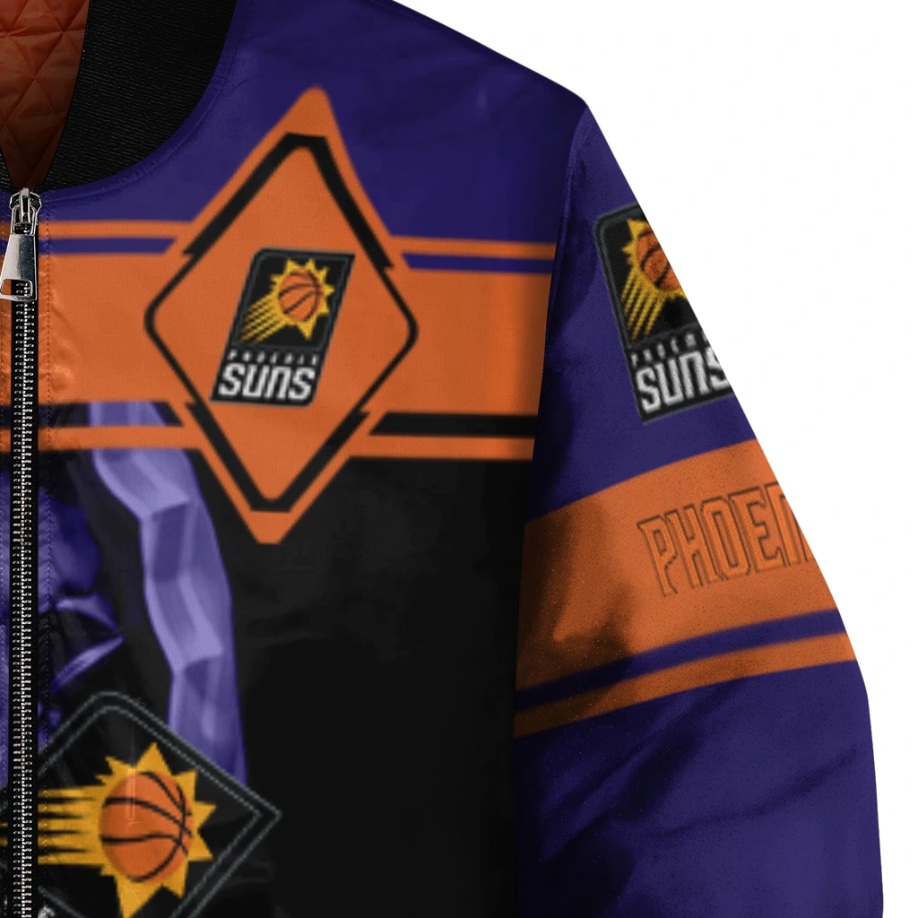 customized phoenix suns reaper hands purple black bomber jacket premium grade customized phoenix suns reaper hands purple black bomber jacket premium grade