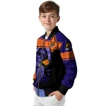 customized phoenix suns reaper hands purple black bomber jacket best selling