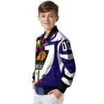 customized phoenix suns stars and stripes slashes purple bomber jacket best selling