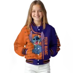 customized phoenix suns stitch laughing purple varsity jacket best selling
