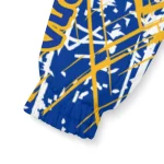 customized pittsburgh panthers brushstroke pattern royal blue windbreaker jacket best selling