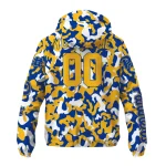 customized pittsburgh panthers camouflage mashup royal blue windbreaker jacket best selling