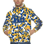 customized pittsburgh panthers camouflage mashup royal blue windbreaker jacket best selling
