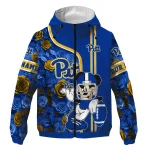 customized pittsburgh panthers football micky mouse royal blue windbreaker jacket best selling
