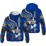customized pittsburgh panthers football micky mouse royal blue windbreaker jacket best selling