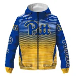 customized pittsburgh panthers pattern layers royal blue windbreaker jacket best selling