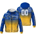 customized pittsburgh panthers pattern layers royal blue windbreaker jacket best selling