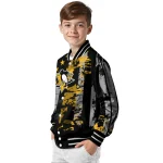 customized pittsburgh penguins star stripes yellow black varsity jacket best selling