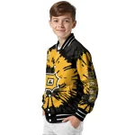 customized pittsburgh pirates burst splatter black varsity jacket best selling