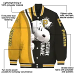 customized pittsburgh pirates snoopy head black varsity jacket best selling