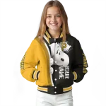 customized pittsburgh pirates snoopy head black varsity jacket best selling