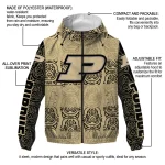 customized purdue boilermakers cat eyes gold windbreaker jacket best selling
