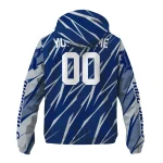 customized rice owls abstract streaks navy blue windbreaker jacket best selling