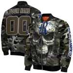 customized rice owls camouflage skull camouflage bomber jacket best selling