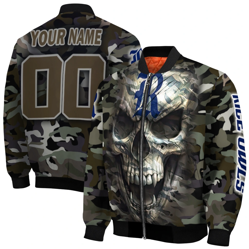 customized rice owls camouflage skull camouflage bomber jacket best selling customized rice owls camouflage skull camouflage bomber jacket best selling