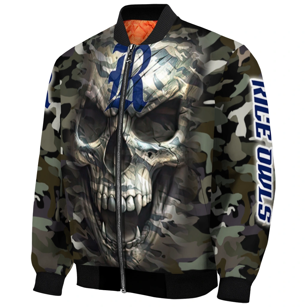 customized rice owls camouflage skull camouflage bomber jacket fashion forward customized rice owls camouflage skull camouflage bomber jacket fashion forward