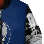 customized rice owls circle skull navy blue black bomber jacket best selling