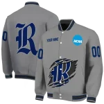 customized rice owls feral slash grey varsity jacket best selling