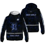 customized rice owls shards cluster navy blue windbreaker jacket best selling