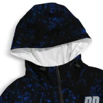 customized rice owls shards cluster navy blue windbreaker jacket best selling