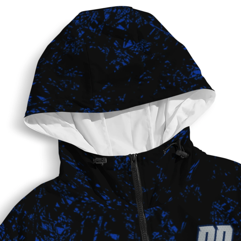 customized rice owls shards cluster navy blue windbreaker jacket premium grade customized rice owls shards cluster navy blue windbreaker jacket premium grade