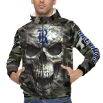 customized rice owls skull camo camouflage windbreaker jacket best selling