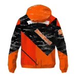 customized sam houston bearkats arrow matrix orange black windbreaker jacket best selling