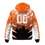 customized sam houston bearkats brick motion orange black windbreaker jacket best selling