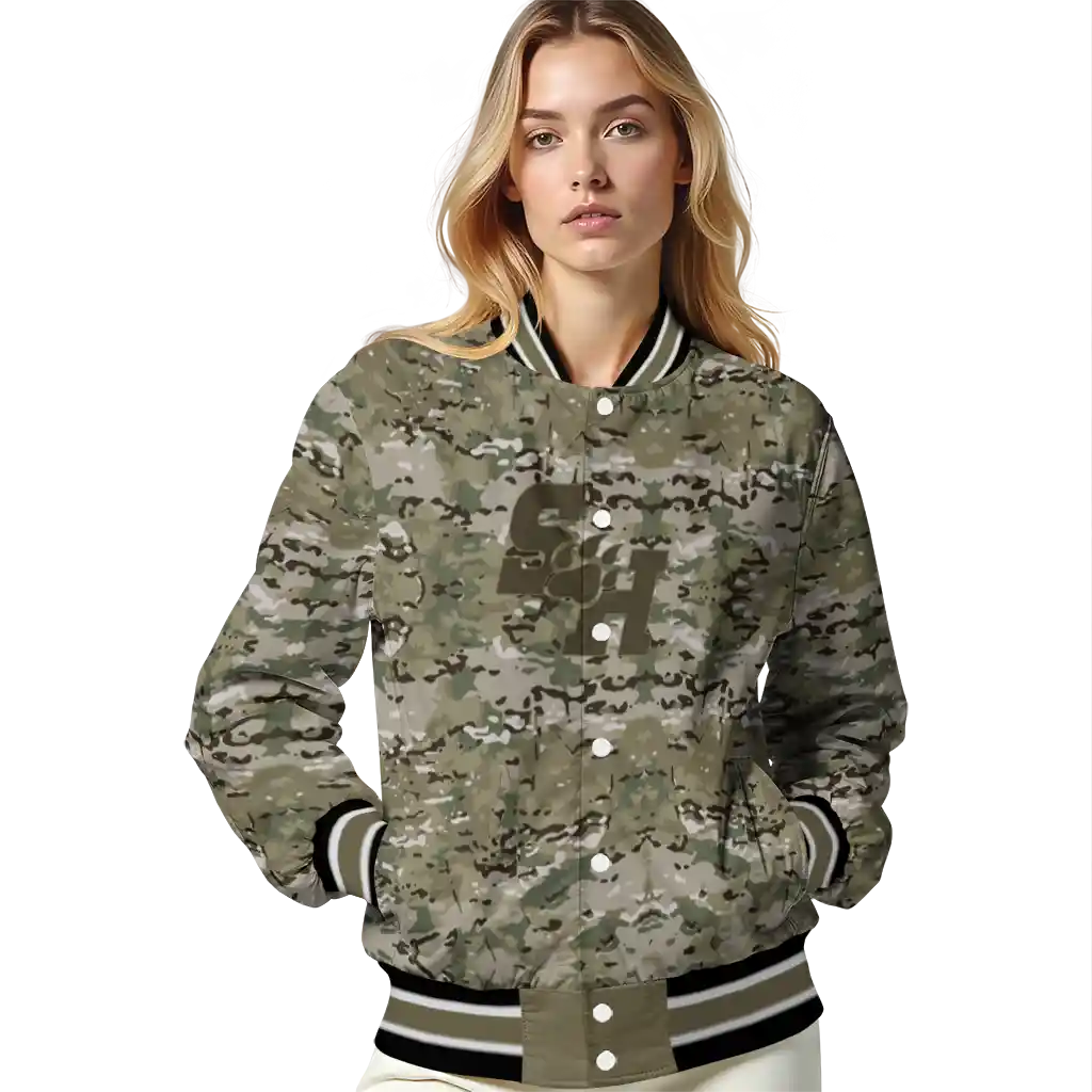 customized sam houston bearkats camouflage abstract camouflage varsity jacket latest model customized sam houston bearkats camouflage abstract camouflage varsity jacket latest model