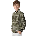 customized sam houston bearkats camouflage abstract camouflage varsity jacket best selling