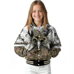 customized sam houston bearkats deer skull camouflage white varsity jacket best selling