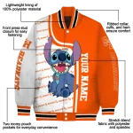 customized sam houston bearkats stitch laughing orange varsity jacket best selling