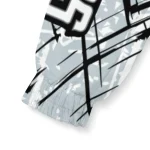 customized san antonio spurs brushstroke pattern silver windbreaker jacket best selling