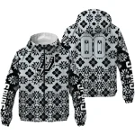 customized san antonio spurs geometric blossom silver windbreaker jacket best selling