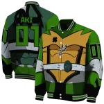 customized san antonio spurs turtle armor varsity jacket best selling