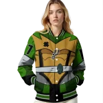 customized san antonio spurs turtle armor varsity jacket best selling