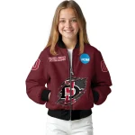 customized san diego state aztecs claw mark red bomber jacket best selling