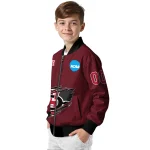 customized san diego state aztecs claw mark red bomber jacket best selling