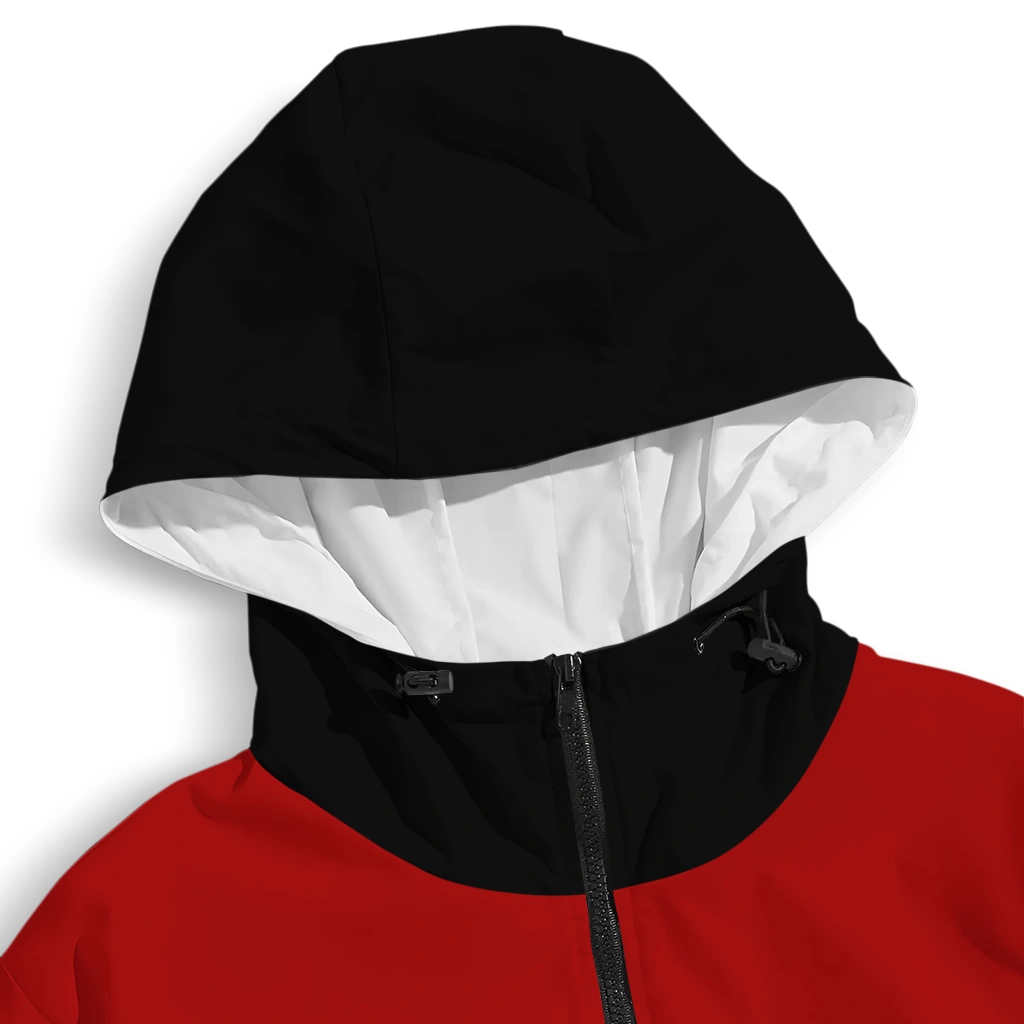 customized san francisco 49ers flame trim red black windbreaker jacket premium grade customized san francisco 49ers flame trim red black windbreaker jacket premium grade