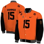 customized san francisco giants team patch orange varsity jacket best selling