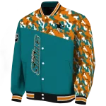 customized san jose sharks flag scratch effect teal varsity jacket best selling
