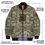 customized san jose state spartans camouflage abstract camouflage bomber jacket best selling