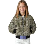 customized san jose state spartans camouflage abstract camouflage bomber jacket best selling