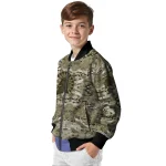 customized san jose state spartans camouflage abstract camouflage bomber jacket best selling