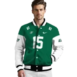 customized saskatchewan roughriders team patch green varsity jacket best selling