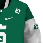 customized saskatchewan roughriders team patch green varsity jacket best selling