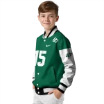 customized saskatchewan roughriders team patch green varsity jacket best selling