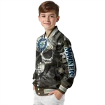 customized seattle mariners camouflage skull camouflage varsity jacket best selling