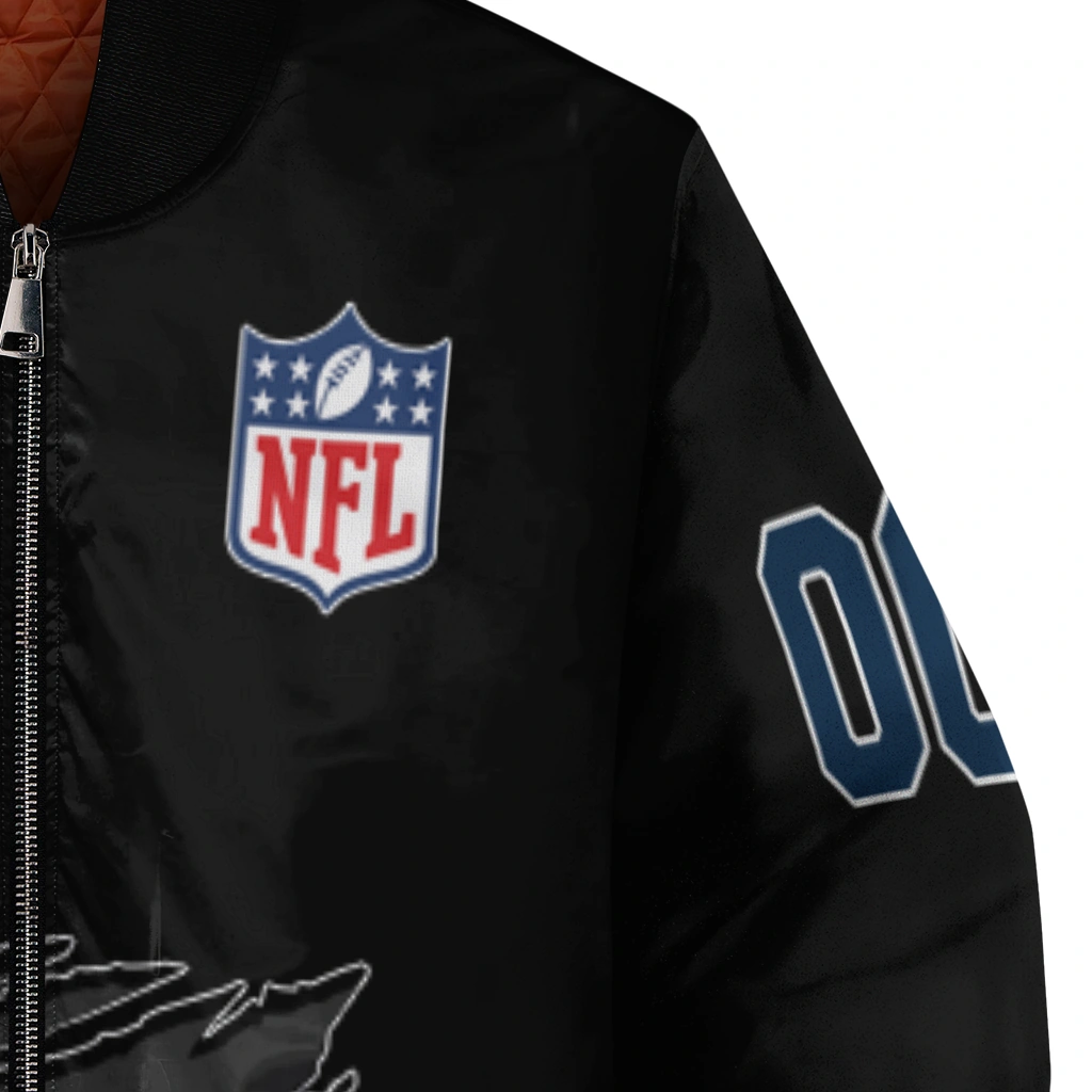 customized seattle seahawks claw scratch black bomber jacket premium grade customized seattle seahawks claw scratch black bomber jacket premium grade